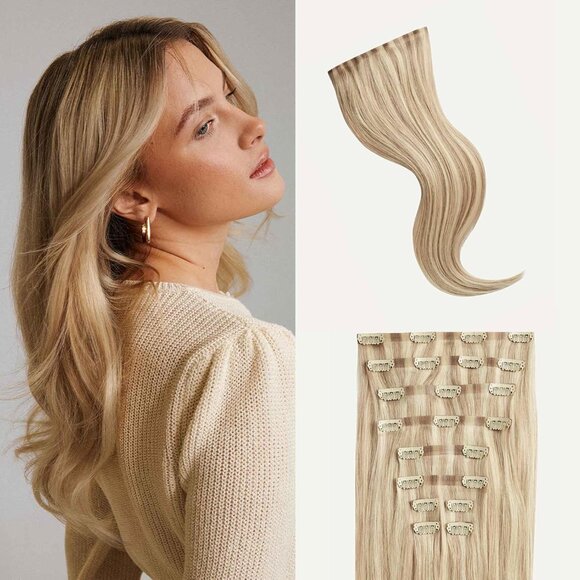 Brand New in Box 12" Dimensional Beige Blond Extensions - Picture 1 of 3